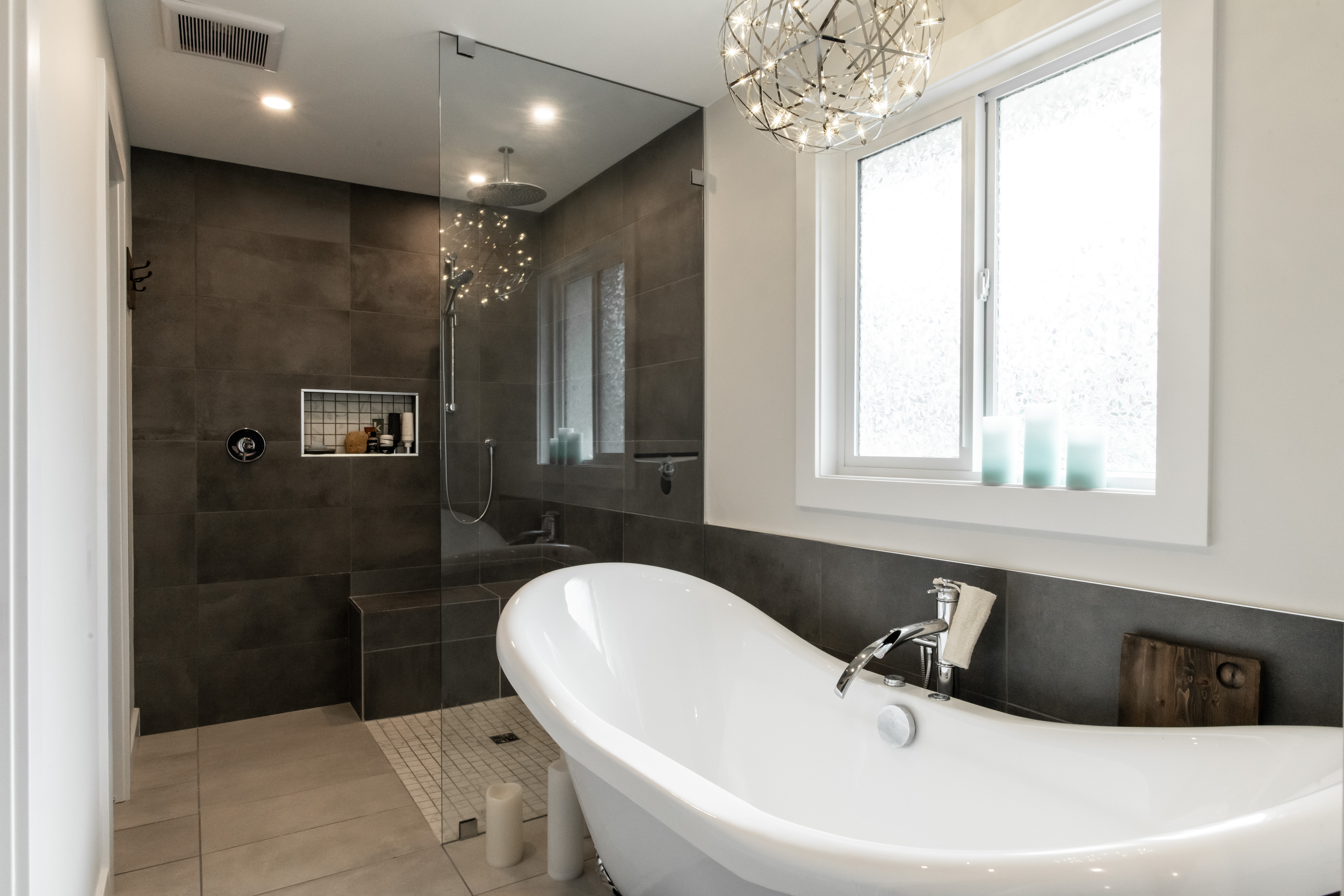 Classic bathroom remodel in West Vancouver
