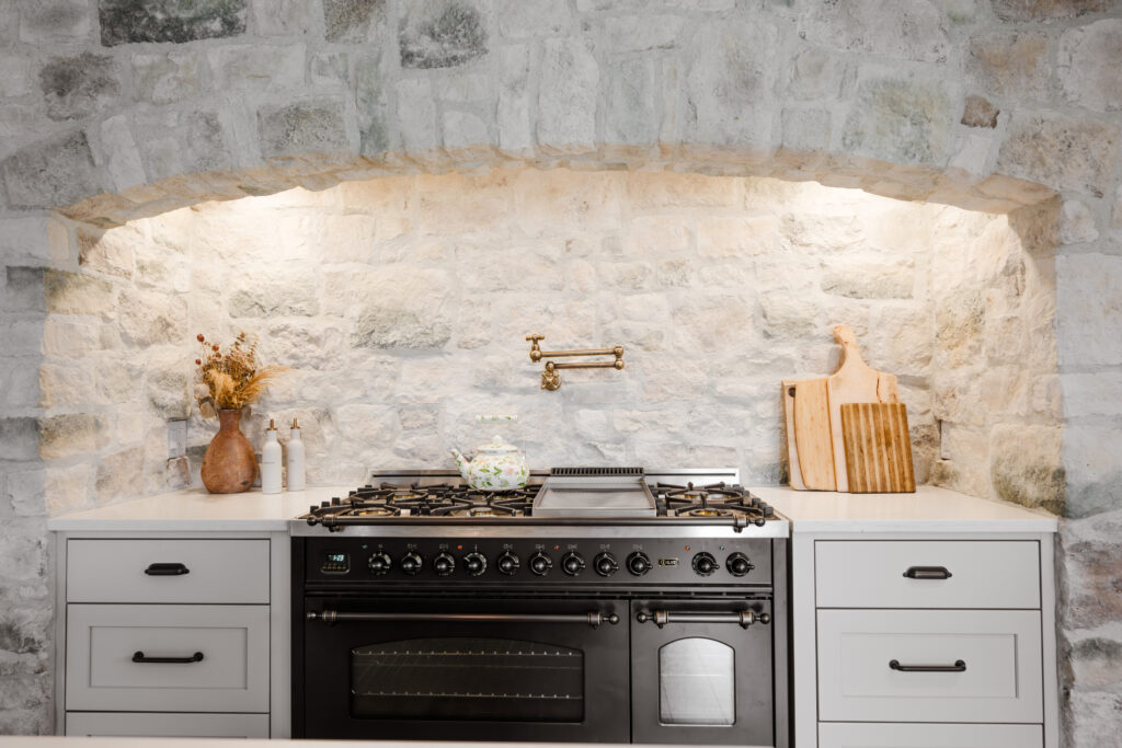 Custom kitchen island in Maple Ridge