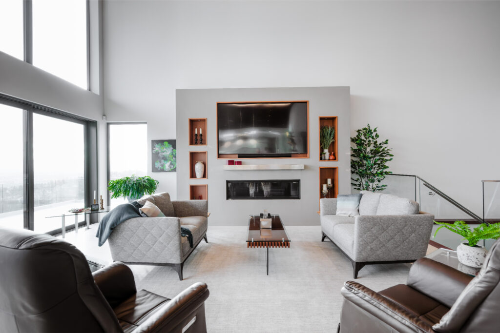 Bright living room in Port Coquitlam