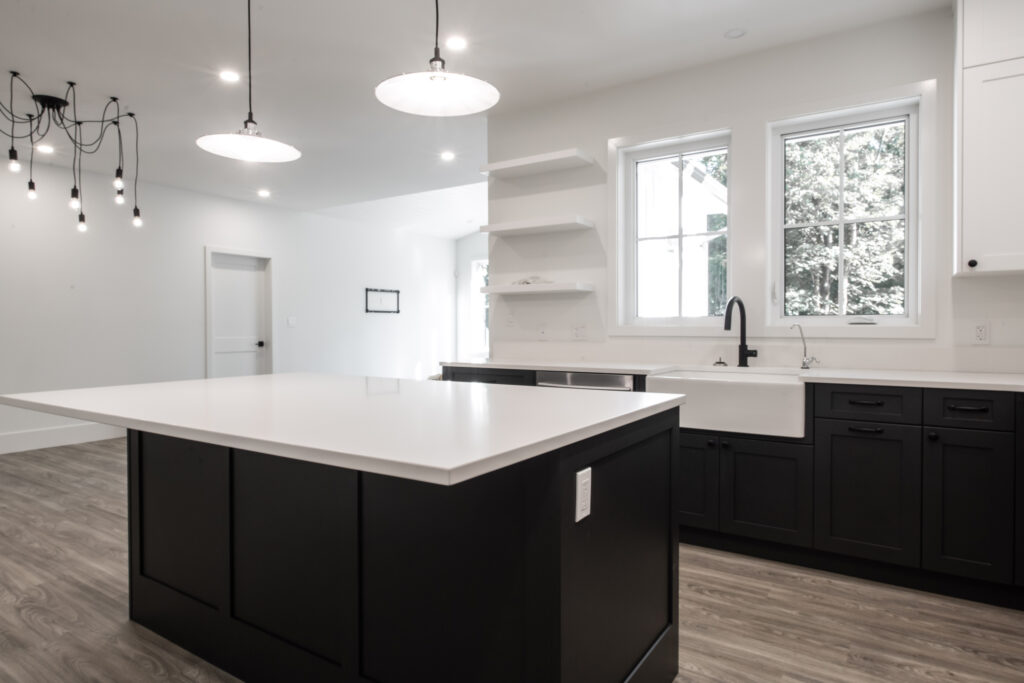 Contemporary kitchen island in Coquitlam