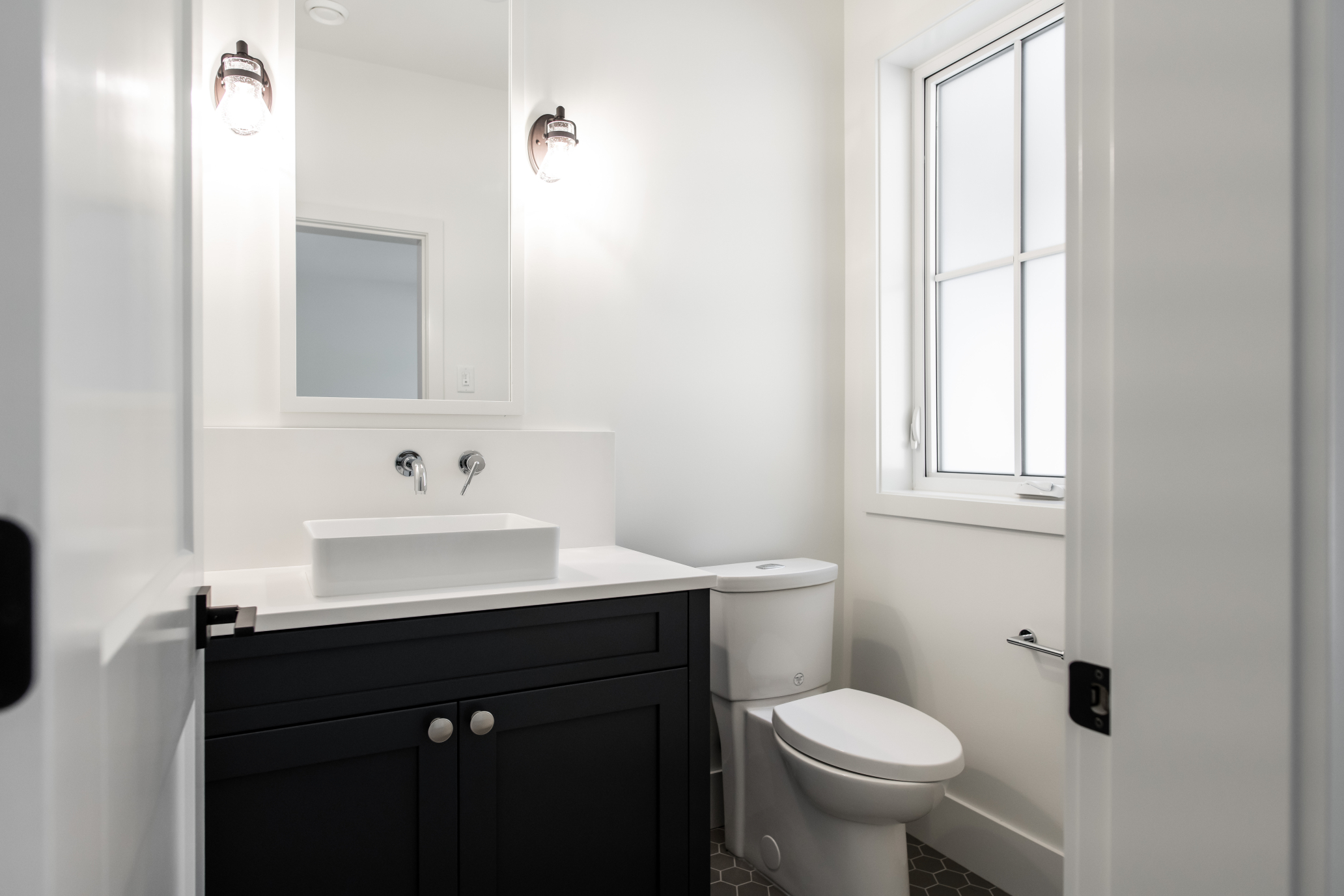 Modernized bathroom in Maple Ridge