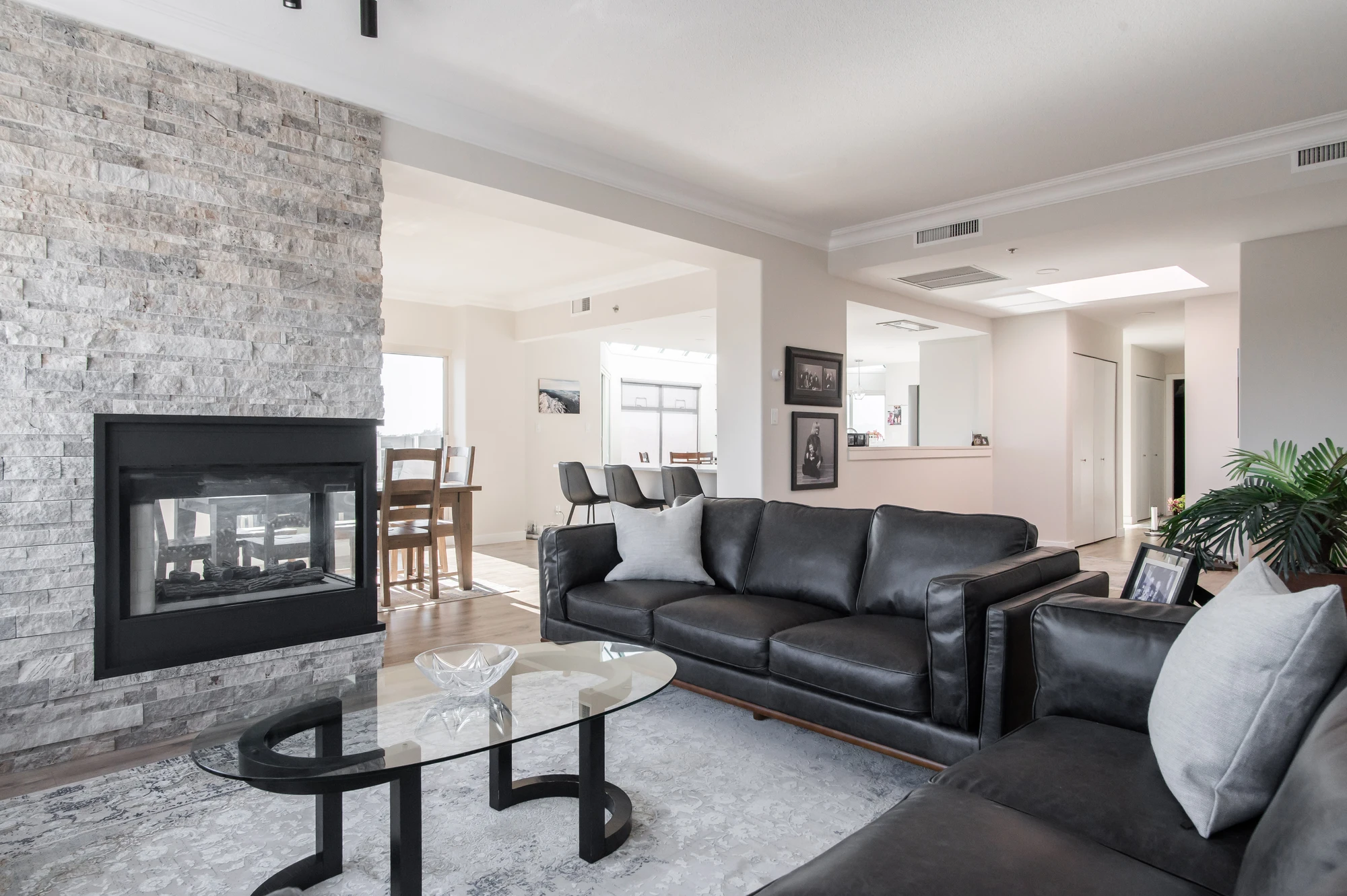 Modern living room in Vancouver